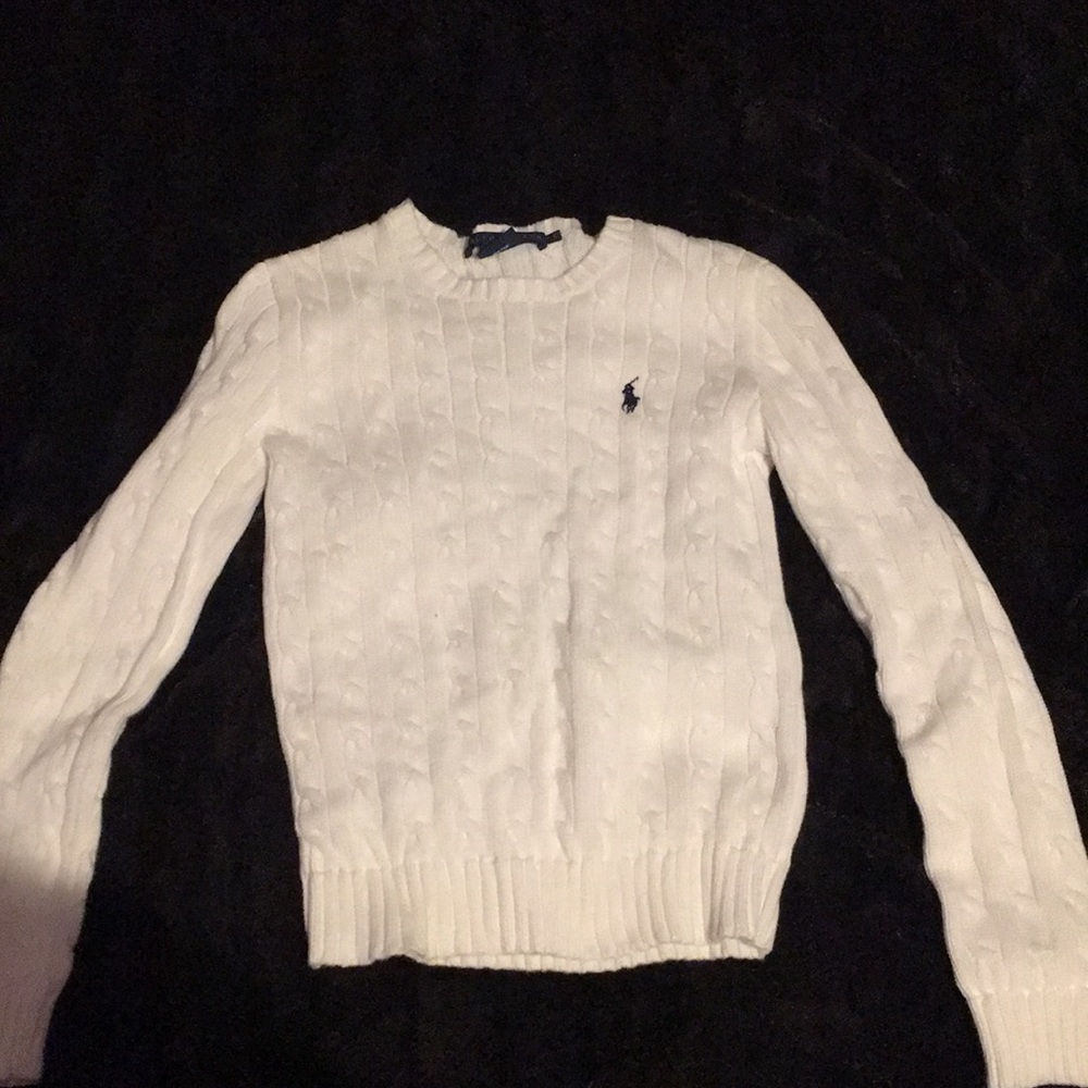 Cable-Knit Wool-Blend Sweater - Picture 2 of 2